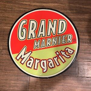 Metal grand marnier sign